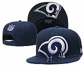 Rams Team Logo Navy Adjustable Hat GS,baseball caps,new era cap wholesale,wholesale hats